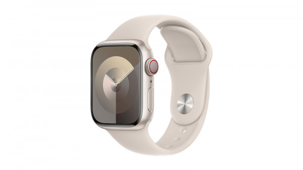 Apple Watch S9 LTE Alu Sportband Beige IP6X 64GB 1,77'OLED 45mm GPS iOS WLAN NFC