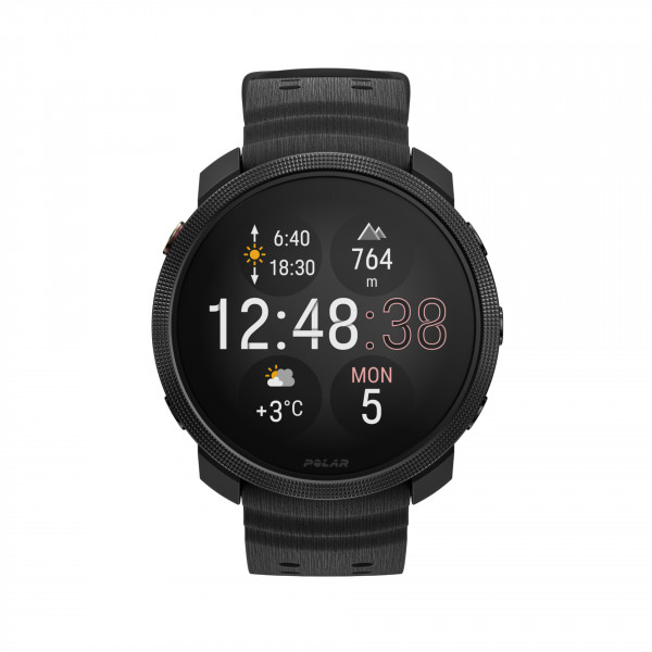 Polar VANTAGE M3 Schwarz 1.28"AMOLED-Touchscreen-Display 37MB/32GB Bluetooth GPS