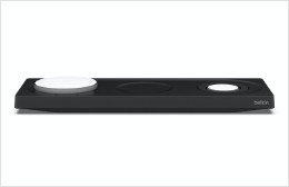 Belkin Drahtloses 3-in-1-Ladepad MagSafe iPhone 12/13 schwarz Ladestation 15W Qi