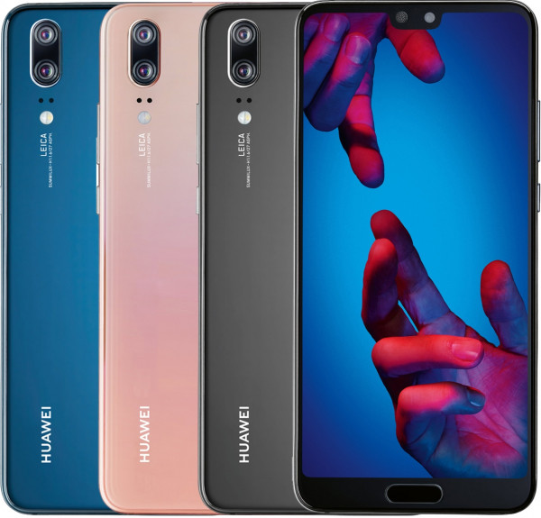 Huawei P20 Dual Sim 128 GB Schwarz, Blau, Pink <span class="break-state"> <span class="display-state-slash">|</span> Wie Neu, Premiumware</span>