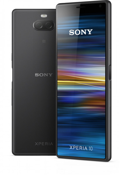 Sony Xperia 10 DualSim schwarz 64GB LTE Android Smartphone 6" Display 21:9 13 MP