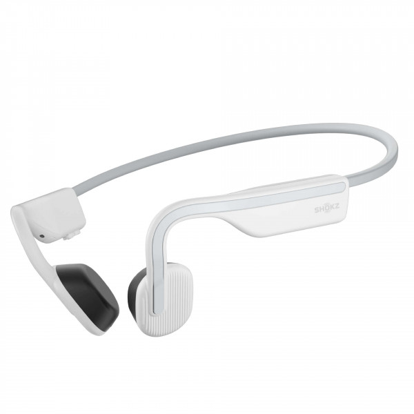 Shokz OpenMove Weiß Bluetooth Kopfhörer Open-Ear Wassergeschützt Bone-Conduction