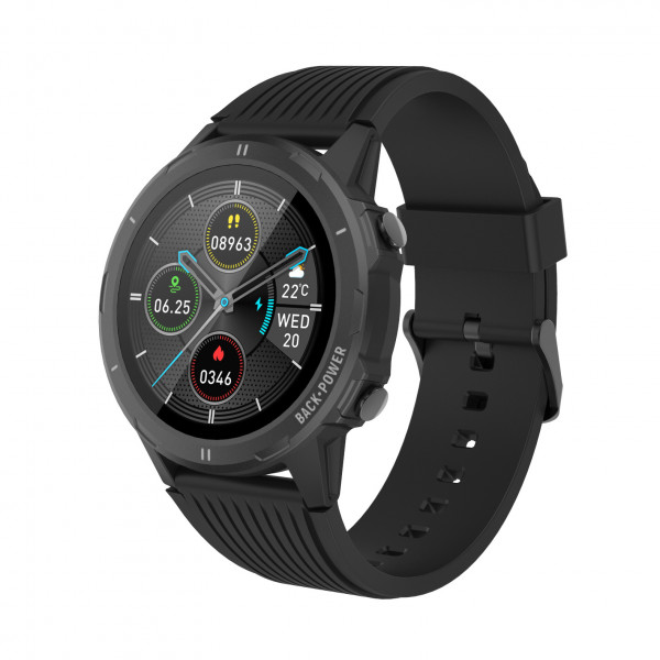 Denver Bluetooth-Smartwatch SW-351 schwarz 1,3" IPS-LCD Sportuhr Fitness Tracker
