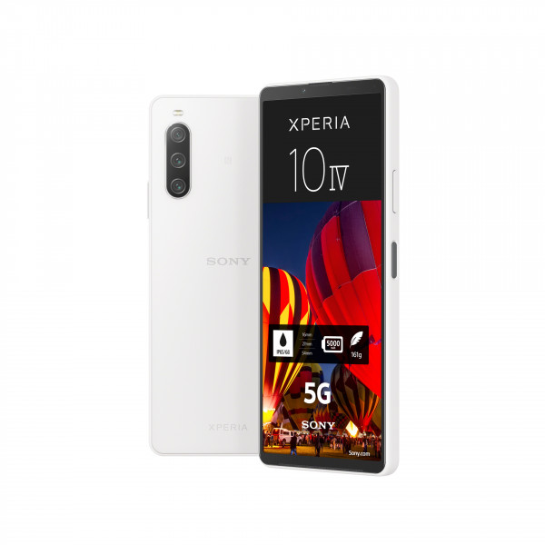 Sony Xperia 10 IV 128GB weiß 5G Android Smartphone 6" OLED 12MP 6GB RAM eSIM