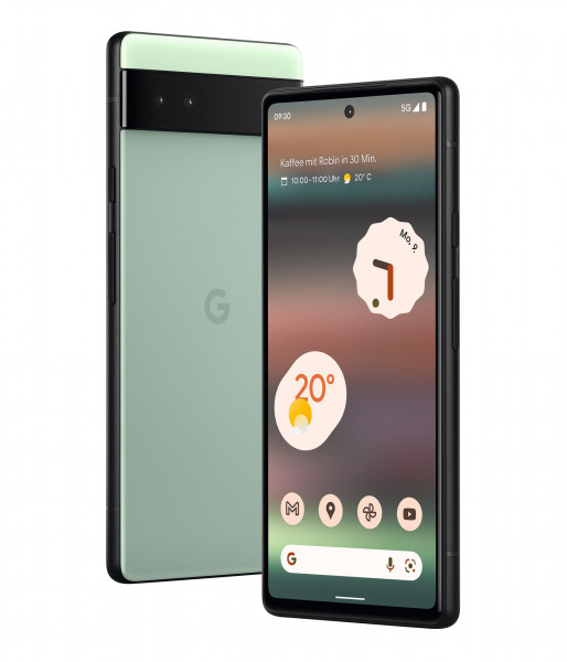 Google Pixel 6a 5G 128GB grün Android Smartphone 6,1" OLED 12,2MP 6GB RAM USB-C