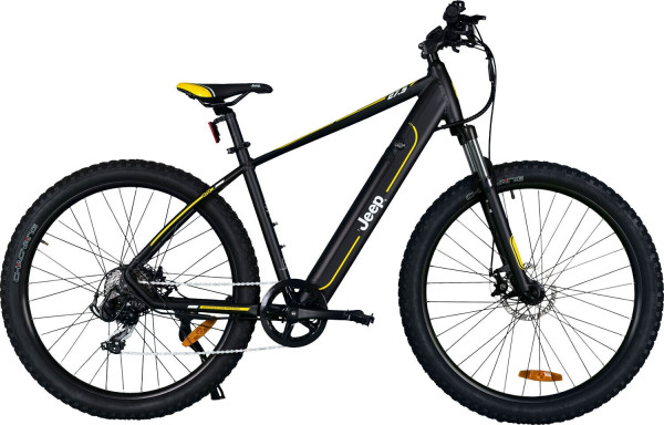 Jeep Mountain E-Bike MHR 7000 Schwarz LCD-Display 48cm Rahmen 8 Gänge 250W 40 NM