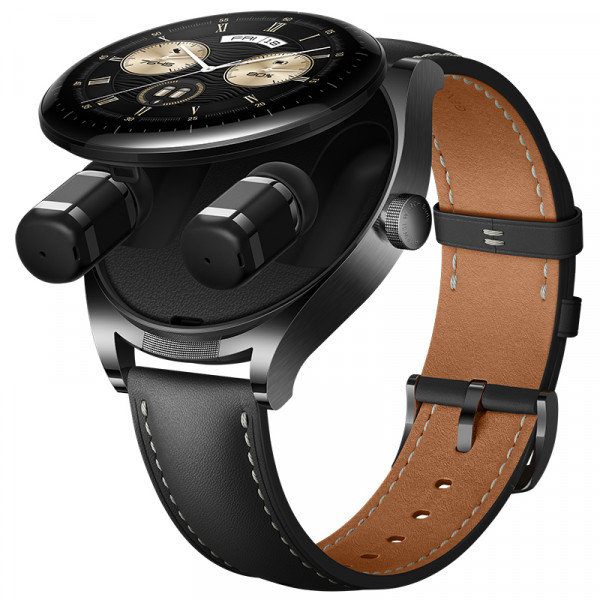 Huawei Watch Buds Schwarz Bluetooth Smartwatch mit Buds iOS Android 1,43"AMOLED