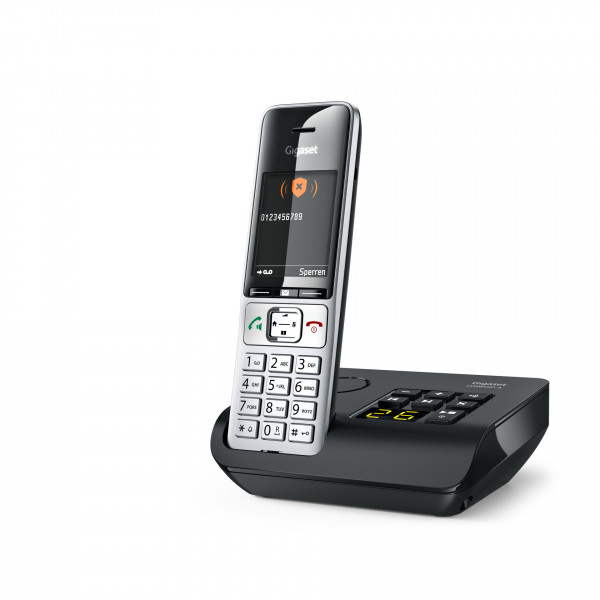 Gigaset COMFORT 500A Silber/Schwarz Telefon Schnurlos 2,2" LCD-TFT DECT IP20