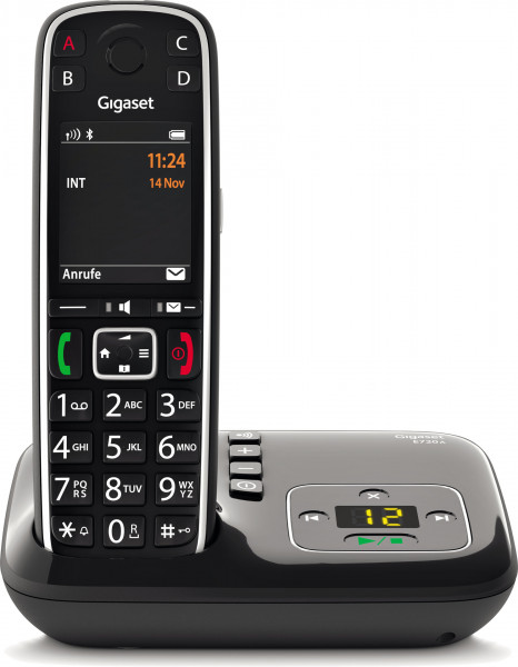 Gigaset E720A DECT-Telefon schwarz