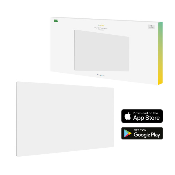 Hombli smartes Infrarot Heizpanel 2024 700W Weiß 120cm/60cm Google Alexa Siri