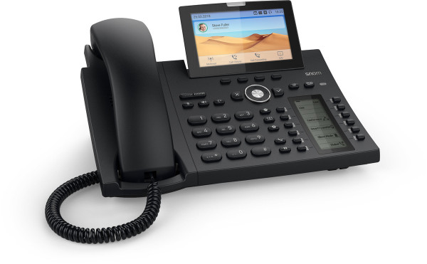 snom D385 Business schnurgebundenes Telefon VoIP Bluetooth Schnittstelle schwarz