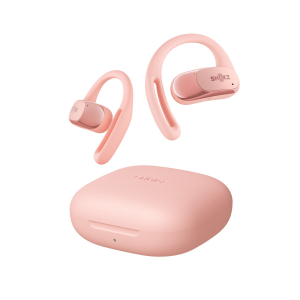 Shokz OpenFit Air Pink kabellose Kopfhörer Open-Ear Sport Noice Cancel