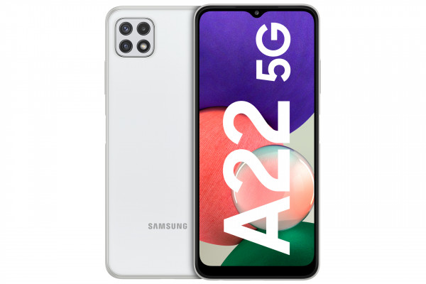 Samsung Galaxy A22 128GB Weiß 5G Android Smartphone 6,6" LCD-TFT 48MP 4GB RAM DS