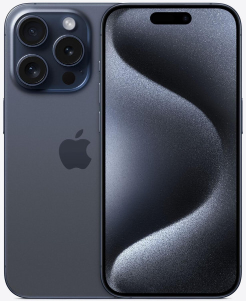 Apple iPhone 15 Pro 5G 128GB Blue Titanium iOS 17 6.1 Zoll 48MP USB-C NFC