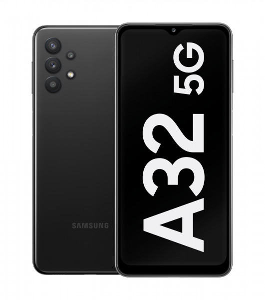 Samsung Galaxy A32 Enterprise 64GB Schwarz 5G Android Smartphone 6,5" LCD 48MP