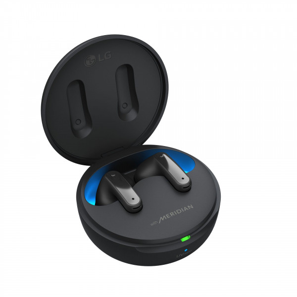 LG Bluetooth Headset DFP8 Schwarz In-Ear Kopfhörer kabellos ANC IPX4 binaural