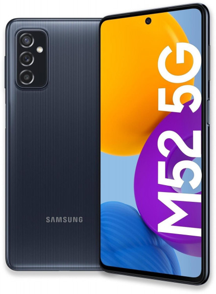 Samsung Galaxy M52 Schwarz 128GB 5G Android 6,7" 64MP Triplecam AMOLED USB-C NFC