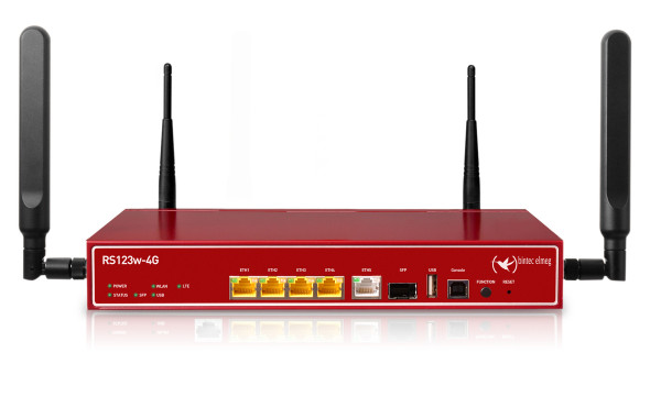 bintec RS123w-4G LTE Gigabit-Ethernet-Router WLAN 802.11n Gebraucht - Akzeptabel