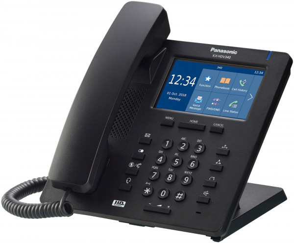 Panasonic KX-HDV340NEB SIP Telefon schwarz