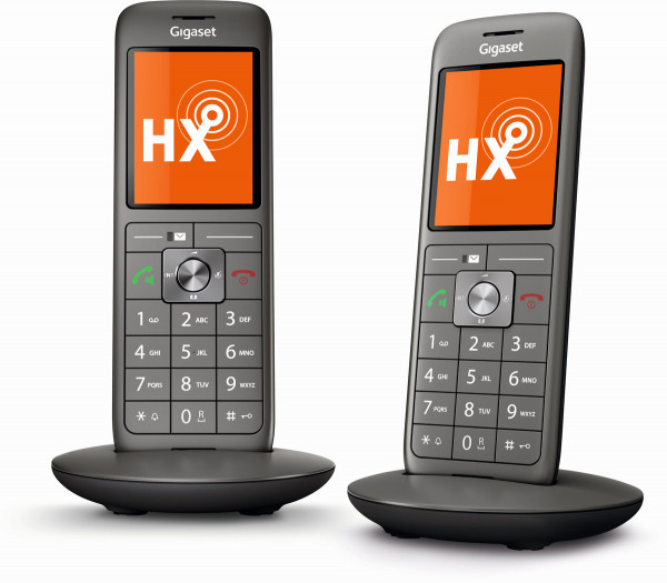 Gigaset Mobilteil CL660HX Duo anthrazit inkl. Ladeschale DECT-Telefon schnurlos