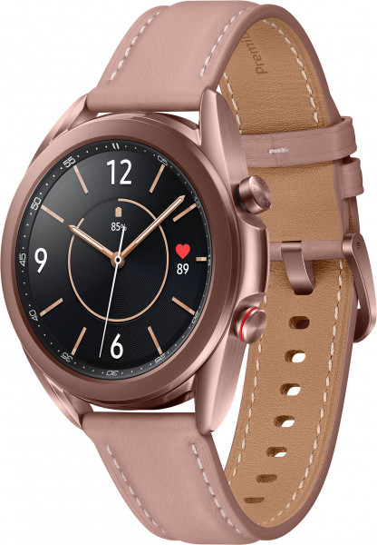 Samsung Galaxy Watch 3 SM-R855 bronze 41mm LTE Smartwatch 1,2" ohne Armband GPS