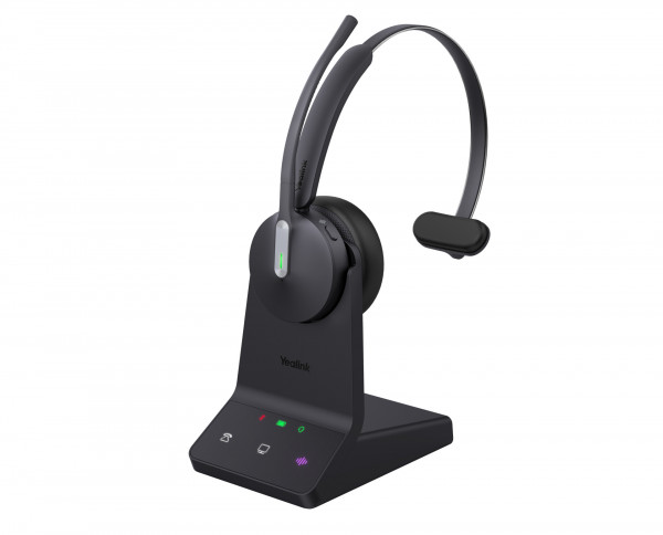 WH64 Headset USB-C Schwarz Headset On-Ear Bluetooth monaural Reichweite 50m