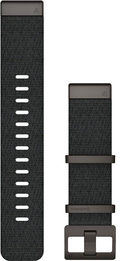 Garmin MARQ Ersatzarmband Quickfit Schwarz 22mm Nylon Dornenschließe Wechselband