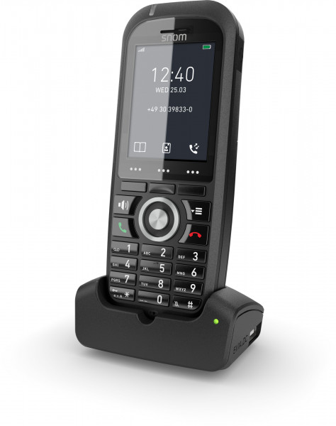 snom m70 DECT Mobilteil kabelloses Festnetztelefon Schwarz DECT 5cm TFT-LCD HD