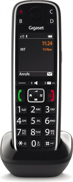 Gigaset Mobilteil E720HX Schwarz Telefon Schnurlos 2,2" LCD-TFT ECO-DECT SOS