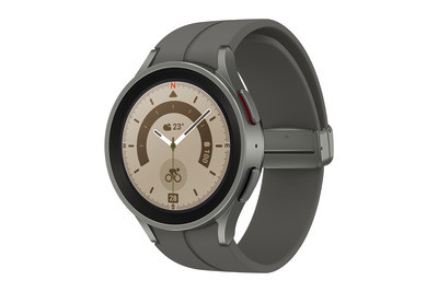 Samsung Galaxy Watch 5 Pro Grau Smartwatch Fitnesstracker 1,4" AMOLED 5ATM IP68