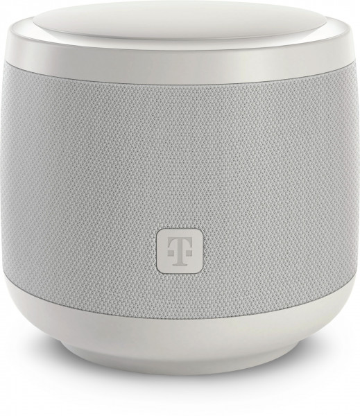 Telekom Smart Speaker Weiß WLAN Bluetooth Sprachsteuerungs-Assistent 25W