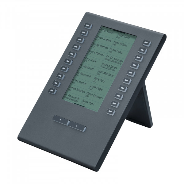 Auerswald COMfortel D-XT20i Systemtelefon Erweiterungsmodul Schwarz Tastenfeld