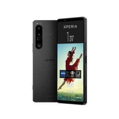 Sony Xperia 1 IV Schwarz 5G 12GB/256GB Android 6,5"4K HDR OLED-Display IPX8 WLAN