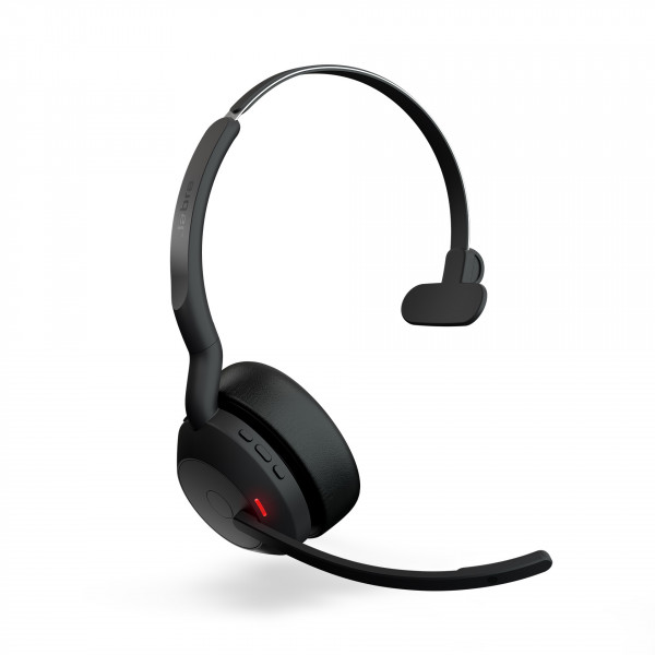 JABRA Evolve2 55 Link 380/390a UC Mono mit Ladestation Schwarz Headset USB-C USB