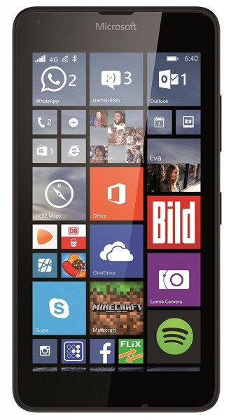 Microsoft Lumia 640 schwarz 8GB LTE Windows Smartphone ohne Simlock 5" Display