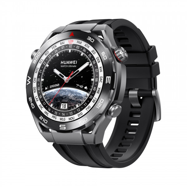 Huawei Watch Ultimate 48,5mm Schwarz Smartwatch Android iOS Unisex