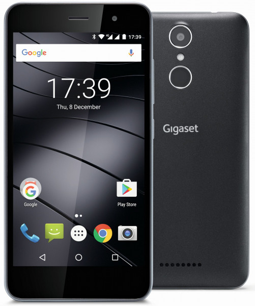 Gigaset GS160 16GB Schwarz 4G LTE Android Smartphone 5" IPS-LCD 13MP 1GB RAM DS