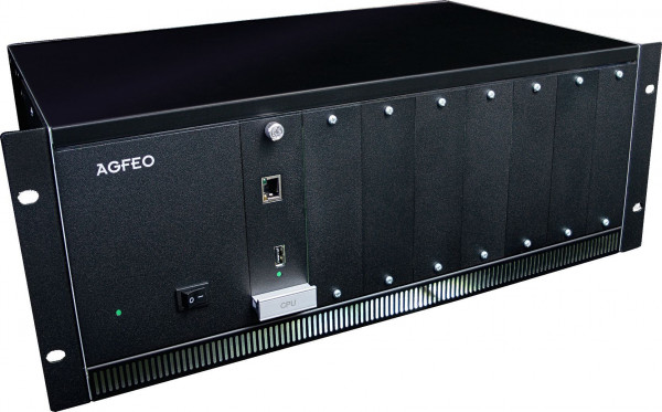 AGFEO ES770 IT TK Anlage Schwarz Anlage modular 19" Rackmontage 19Z 4HE a/b-Port
