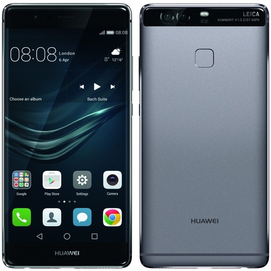 Huawei P9 grau 32GB Telekom LTE Android Smartphone 5,2" Display 12Megapixel