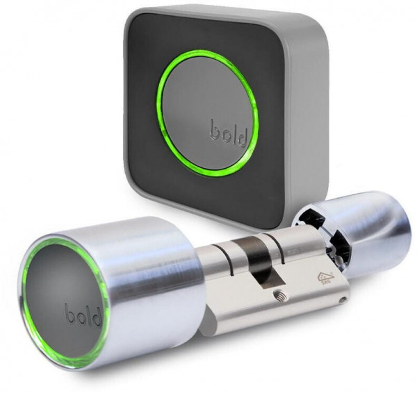 Bold Smart Lock SX-33 Silber Türschloss Schließzylinder Bridge Metall App