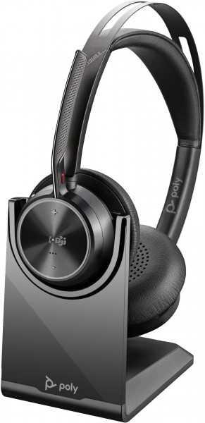Voyager Focus 2 UC USB-C/A Teams Stand Schwarz USB-C Bluetooth ANC OnEar Headset