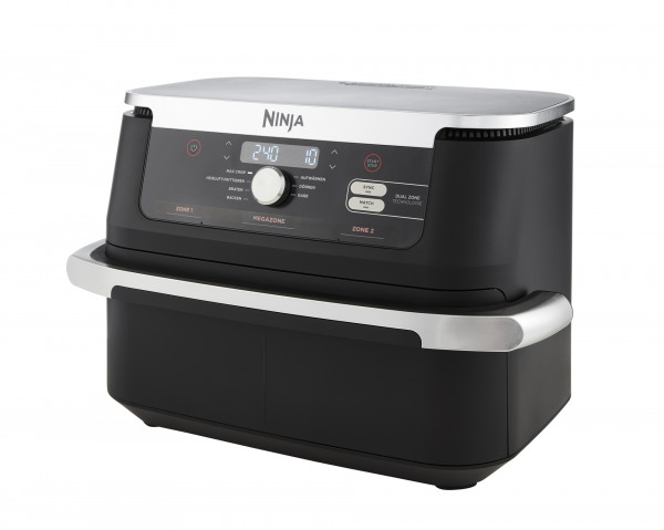 Ninja AF500 Foodi FlexDrawer Schwarz Heißluftfritteuse 10,4 l DualZone 2470 W