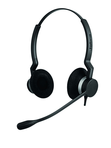 JABRA BIZ 2300 binaural schwarz Stereo Kopfbügel Headset kabelgebunden