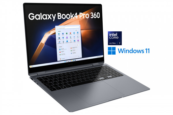 Samsung NP960Q Book4 Pro 360° Ultra7 Graphite 16GB/1TB 16" Laptop Win11 Home SSD