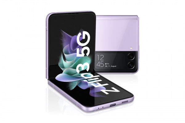 Samsung F711B Galaxy Z Flip3 5G 128 GB Lila Android Smartphone 6,7" AMOLED 12MP