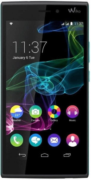 Wiko Ridge Fab 4G Dualsim schwarz / türkis 16GB LTE Android Smartphone 5" 13MPX