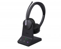 Yealink Headset WH64 Dual Teams Schwarz DECT Bluetooth USB-C Überkopf/On-Ear HFP Yealink Headset WH64 Dual Teams Schwarz DECT Bluetooth USB-C Überkopf/On-Ear HFP