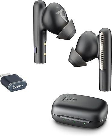 Poly BT Headset Voyager Free 60 UC USB-C/A schwarz Bluetooth kabellos In-Ear