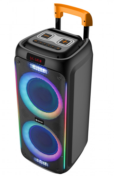 Denver Trolley Party Speaker TSP-456 Schwarz 60 W Bluetooth MP3 microSD USB