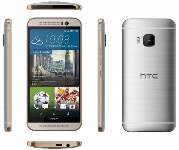 HTC One M9 silber gold 32GB LTE Android Smartphone ohne Simlock 5 Zoll Display